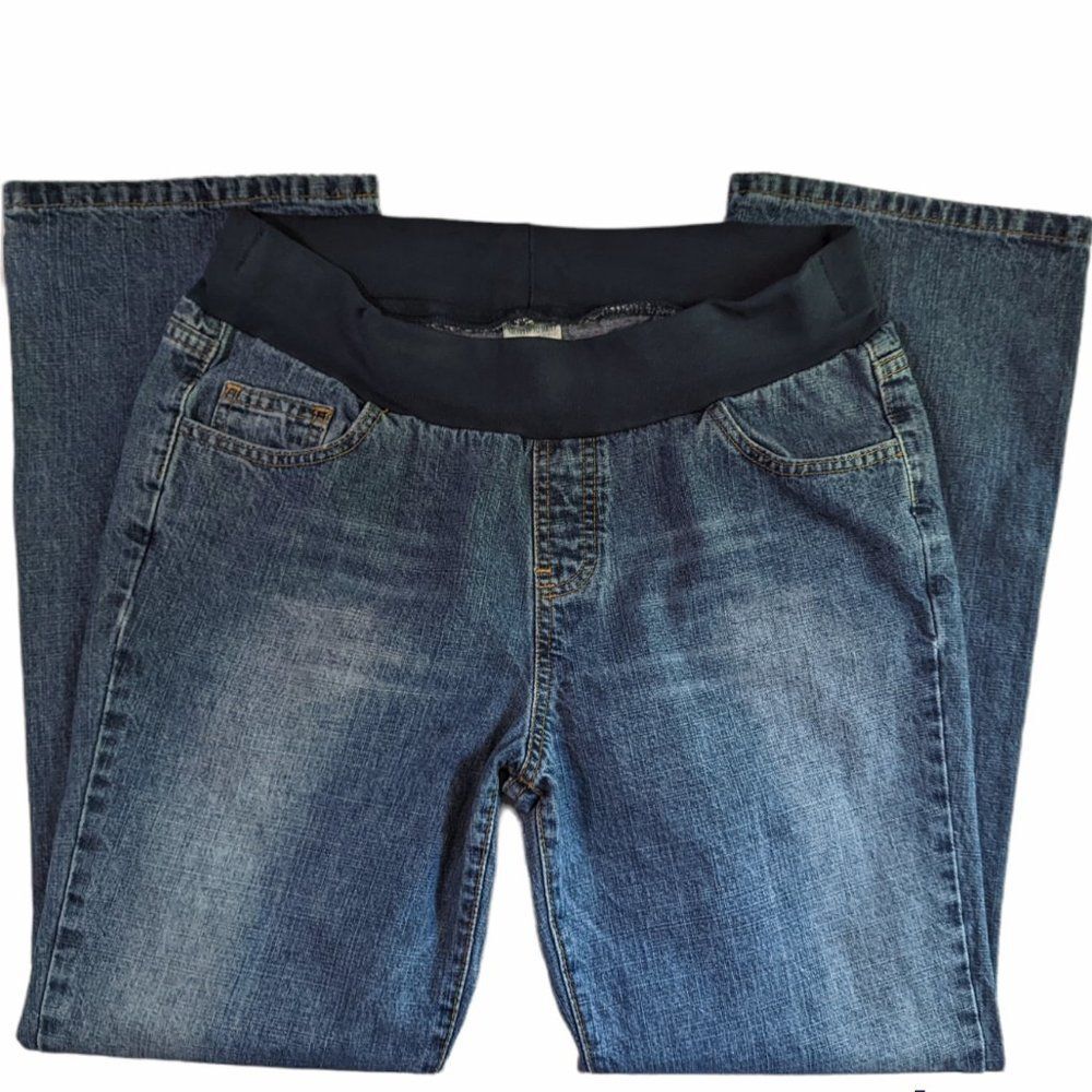 Women's Motherhood Maternity Bootcut Mom Jeans, Size Small